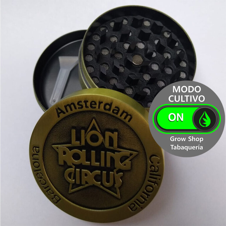 Picador Grinder Lion Rolling Circus Msterdam De Metal De Partes Gold