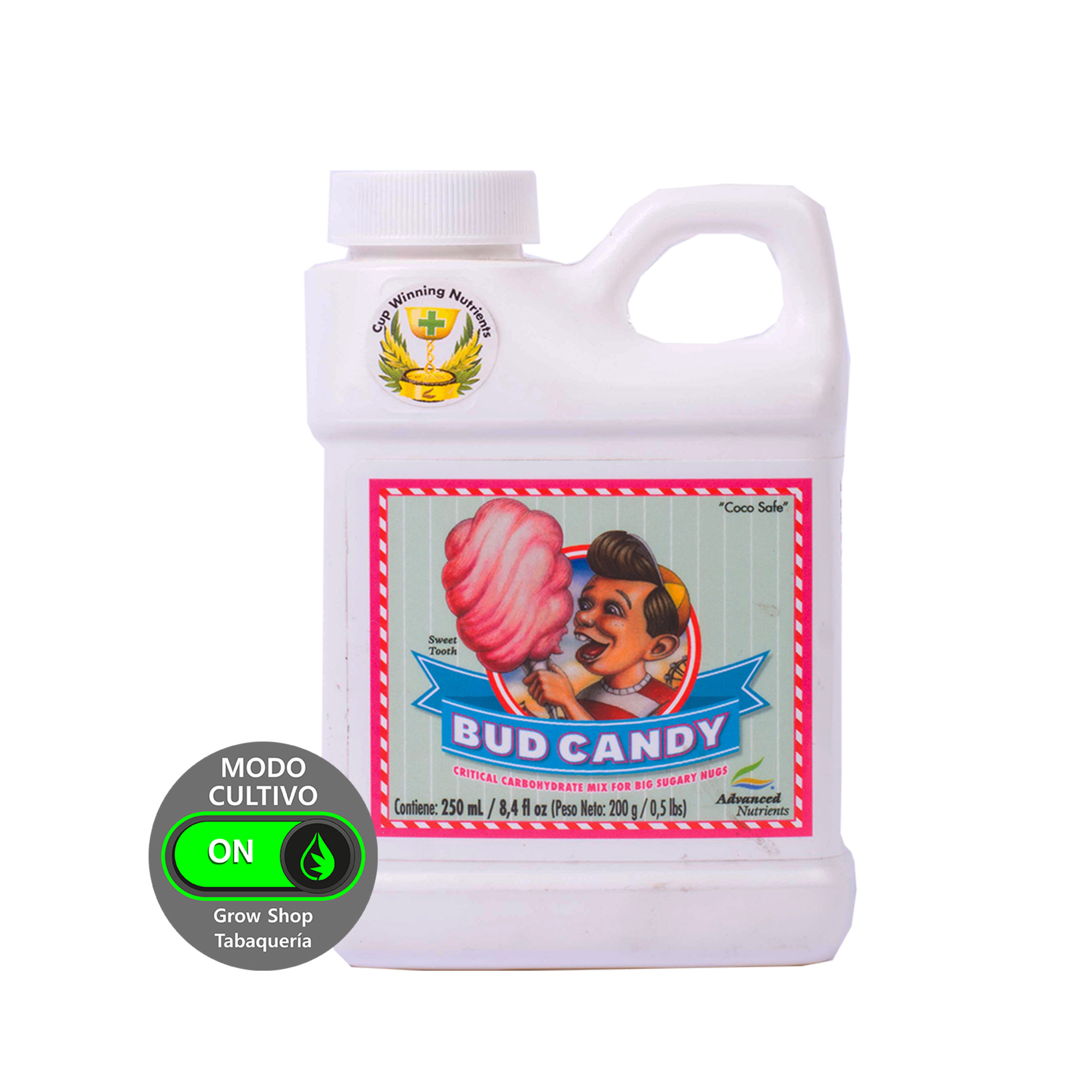 Advanced Nutrients Bud Candy Medidas 250 y 500 ml. Modo Cultivo